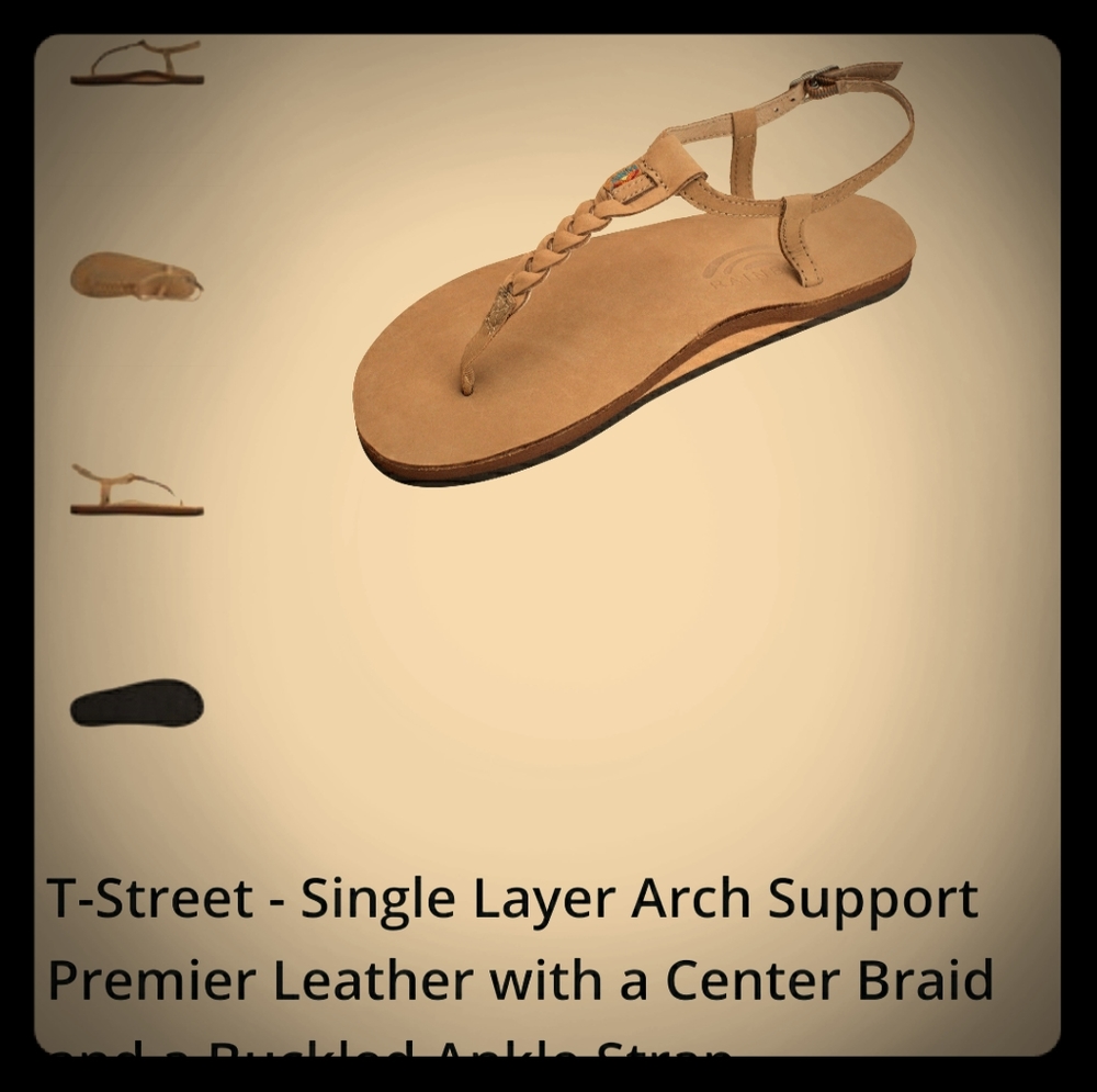 Rainbow T-street sandals